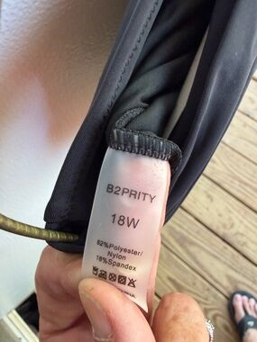 B2PRITY Black Swim Bottoms - Size 18W